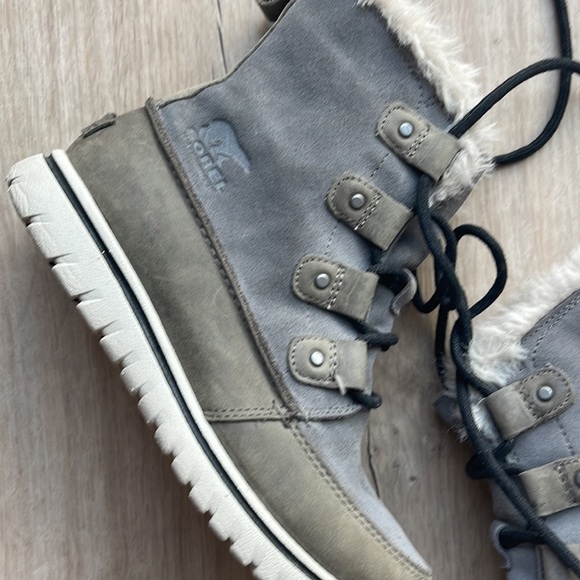 Sorel Explorer Cozy Joan Snow Winter Boot, Tall Sneaker Waterproof Faux Fur sz 6 - Picture 4 of 17